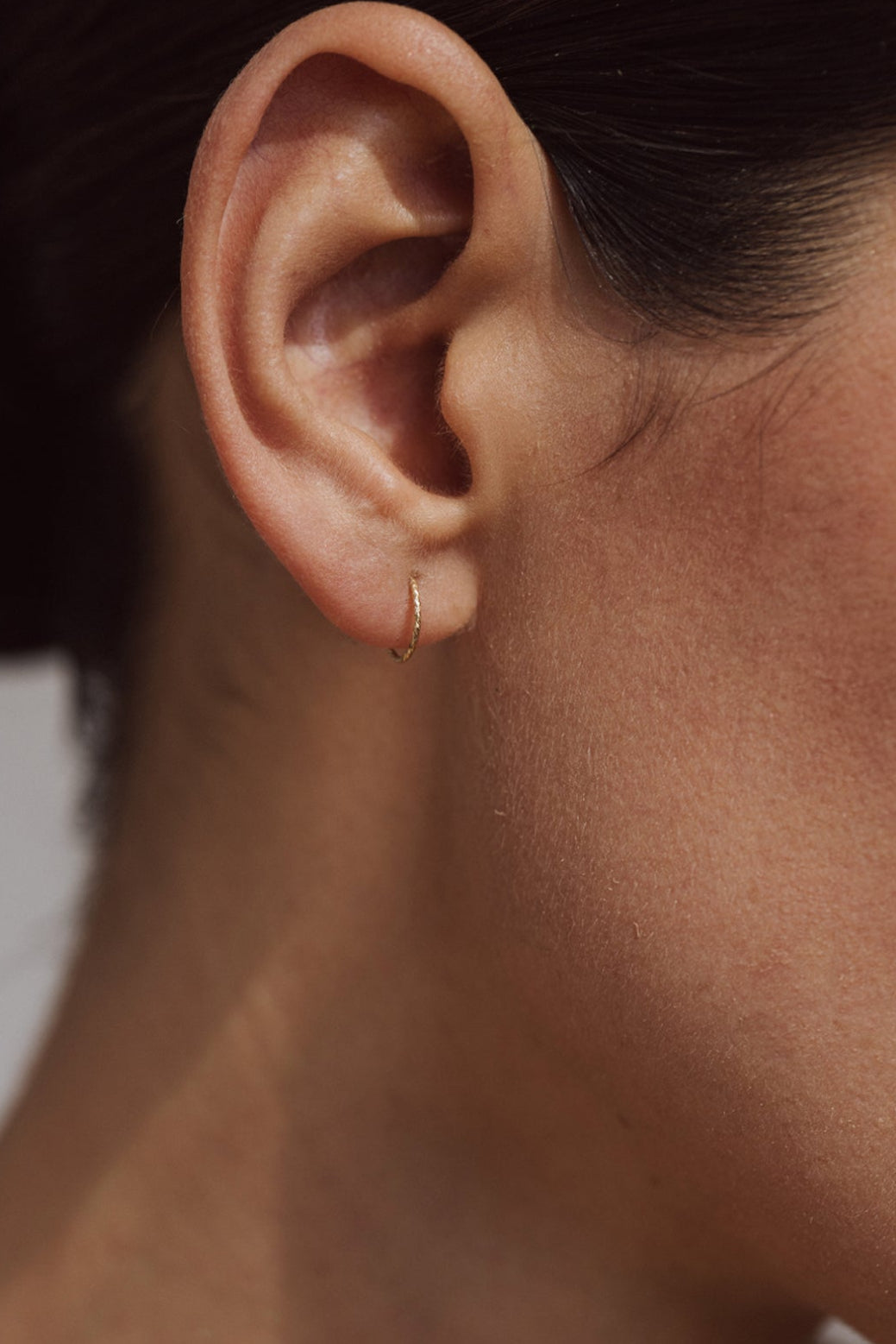 Earrings - Mini creolen Éclat Goud
