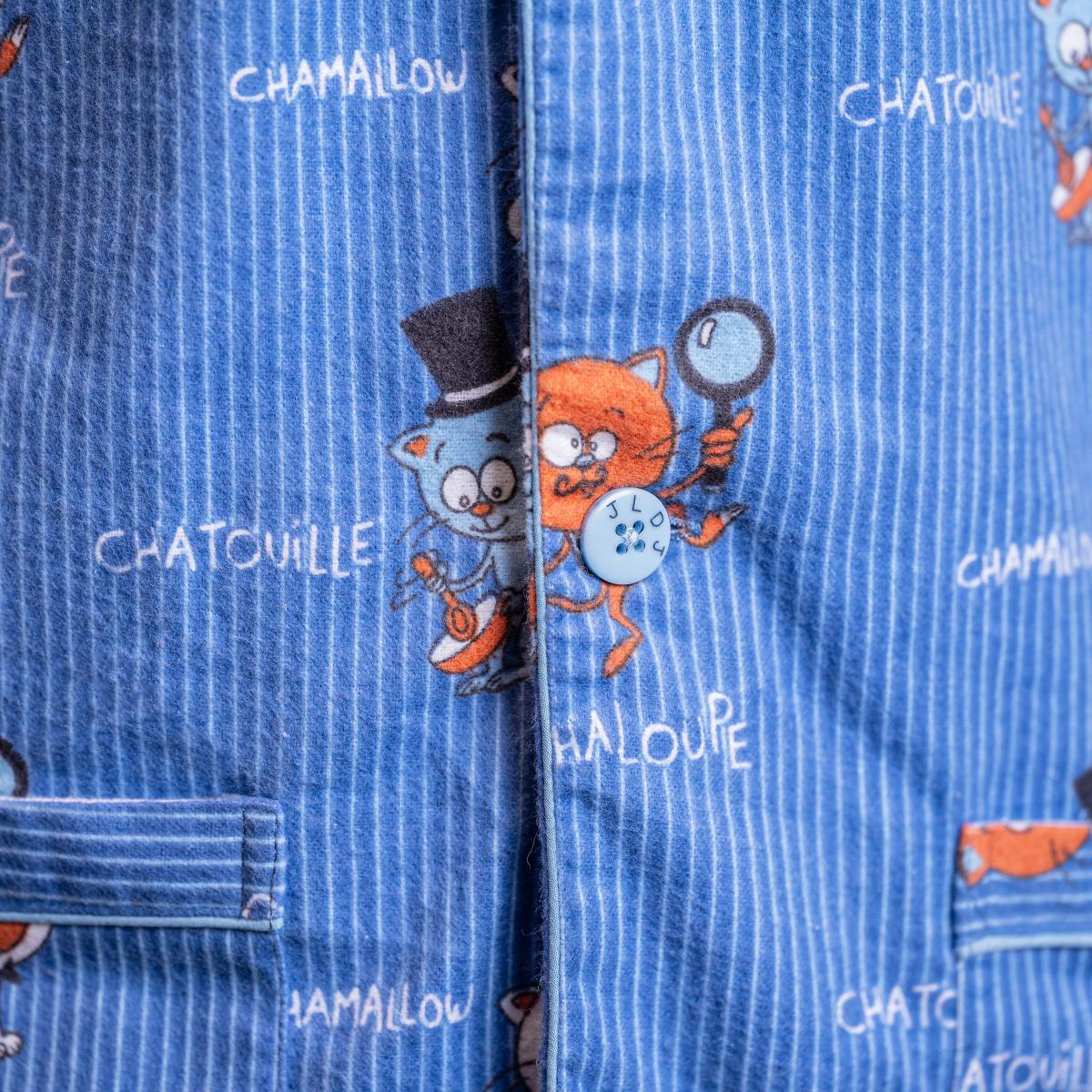 Pyjama flannelle - Kid - Bleu