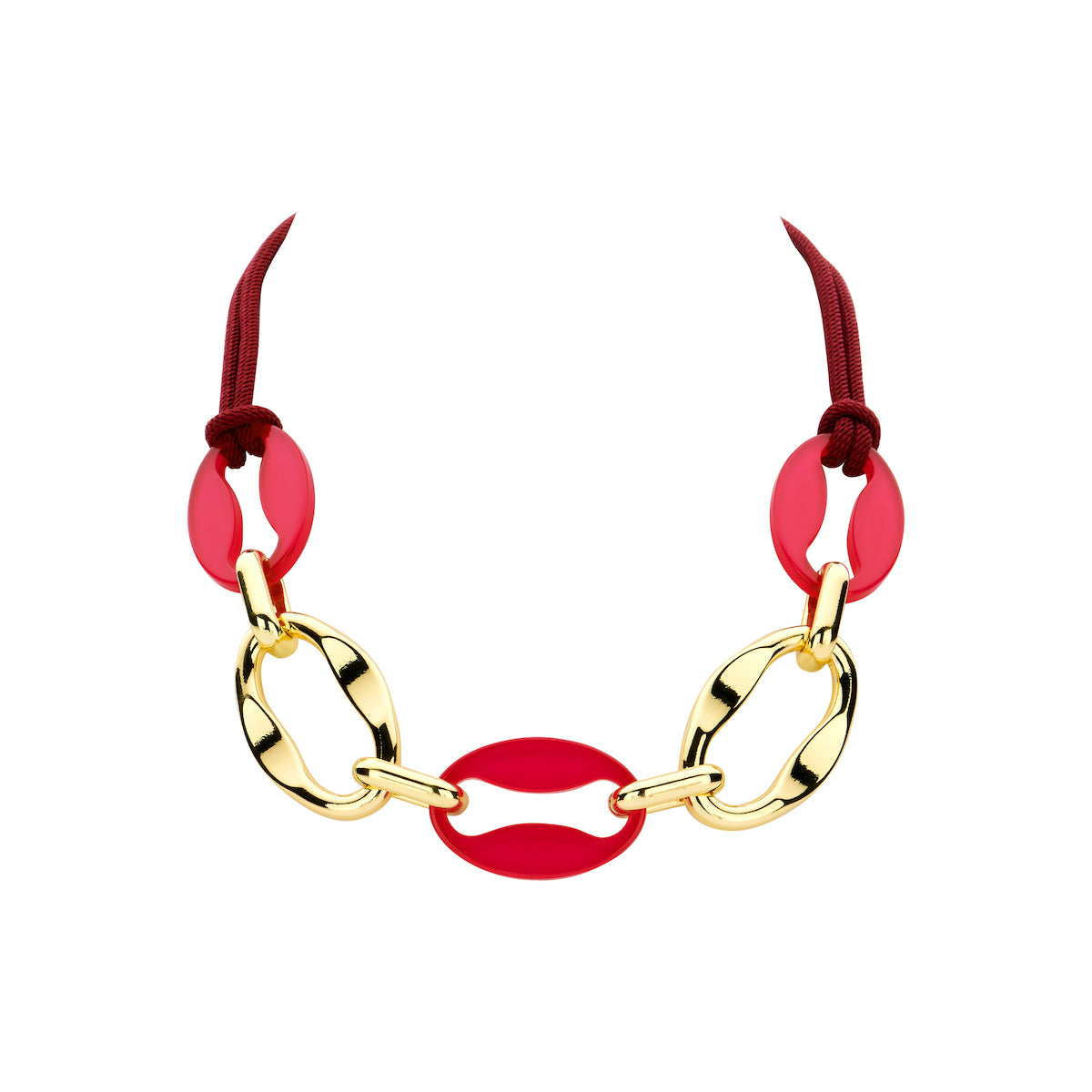 Halsketting - Dalon Fuchsia