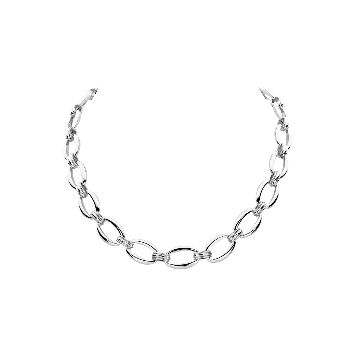 Halsketting - Damini Zilverkleurig