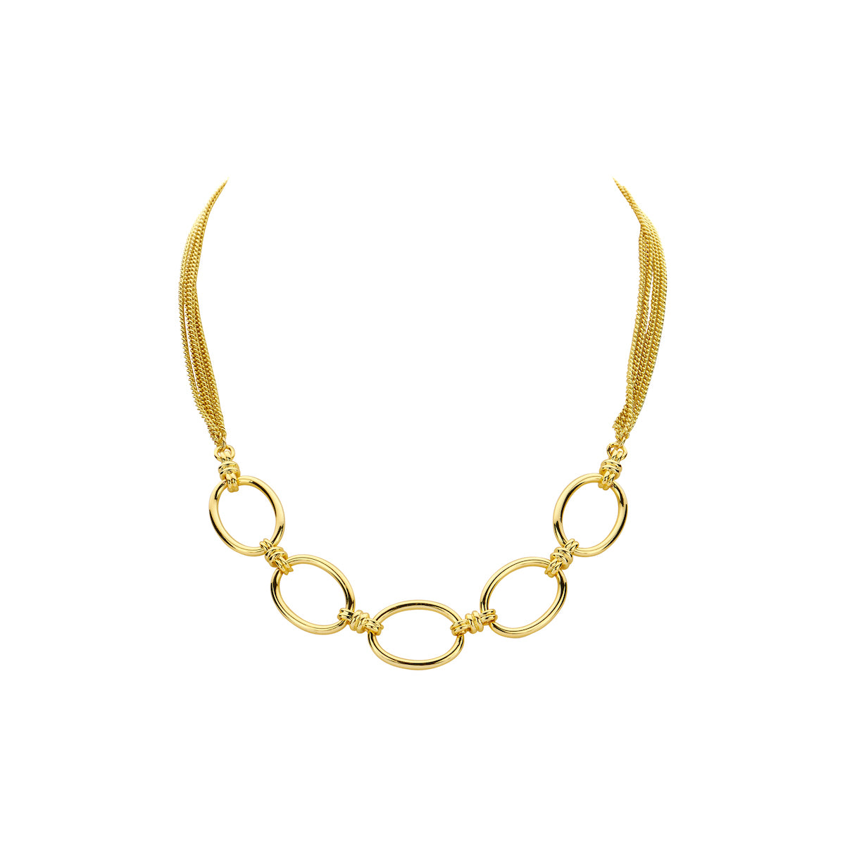 Halsketting - Danette Goudkleurig