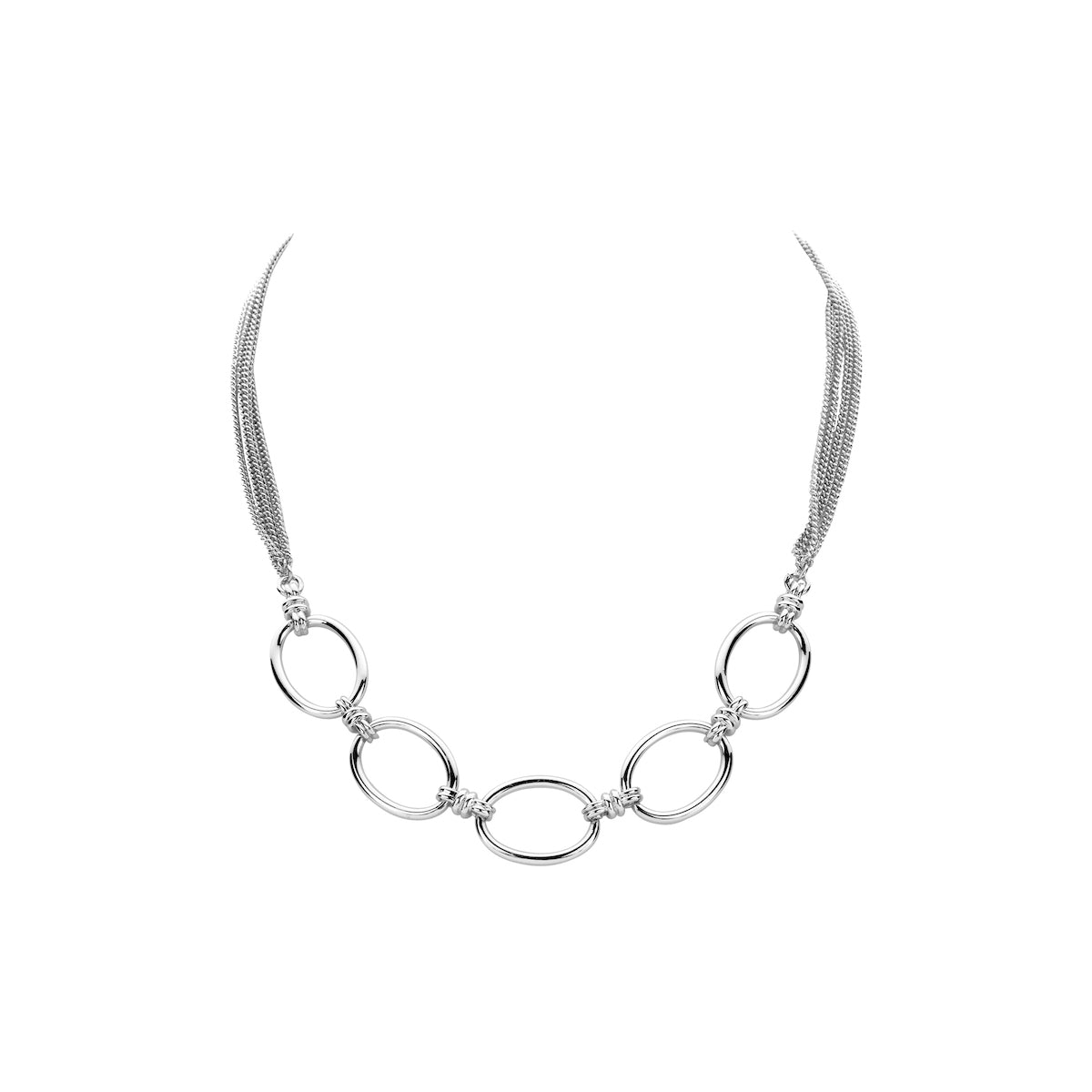 Halsketting - Danette Zilverkleurig