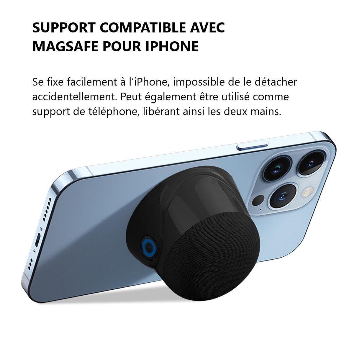Magnetische Bluetooth-Luidspreker - Zwart