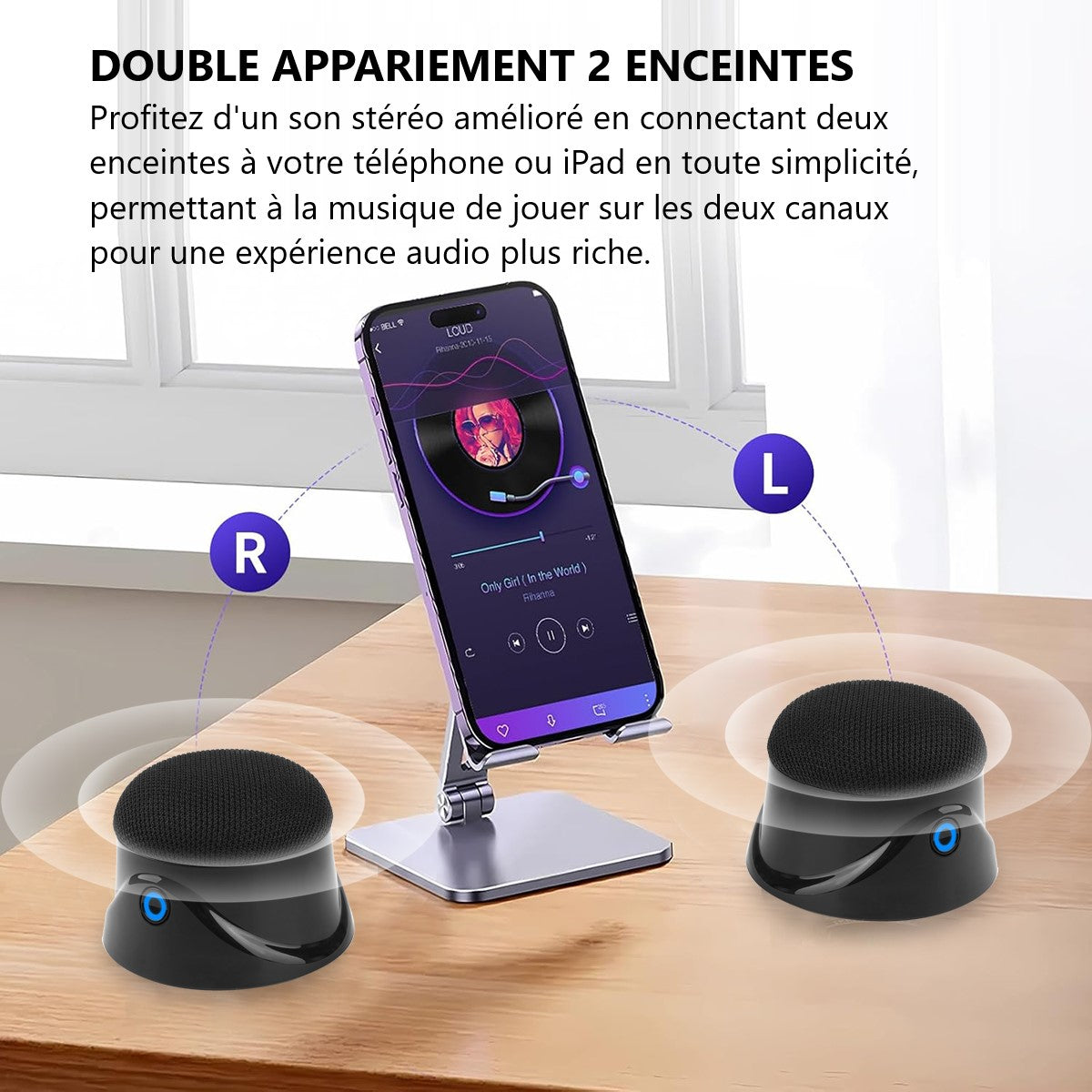 Magnetische Bluetooth-Luidspreker - Zwart