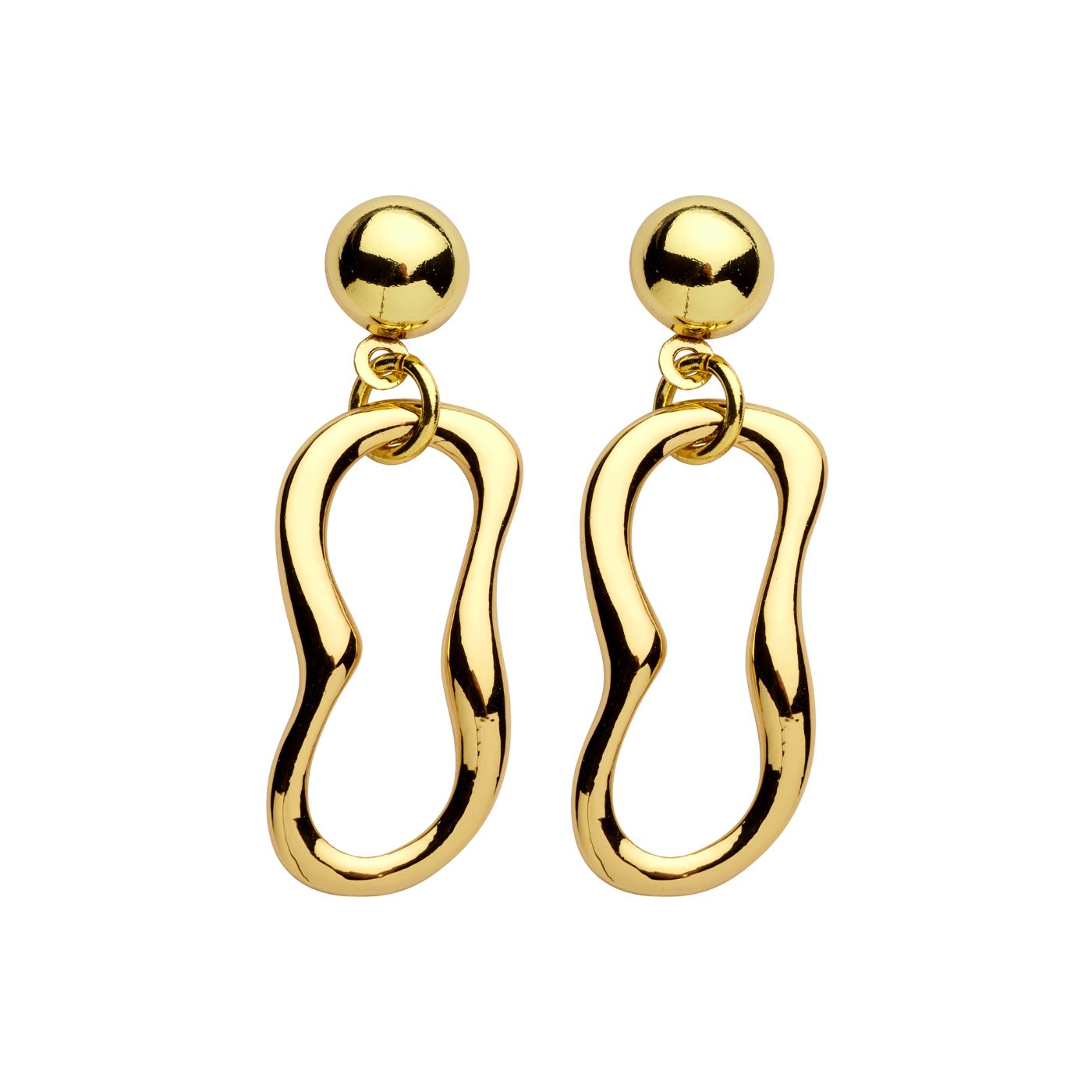 Boucles D'Oreilles - Detroit Oorbellen Goudkleurig