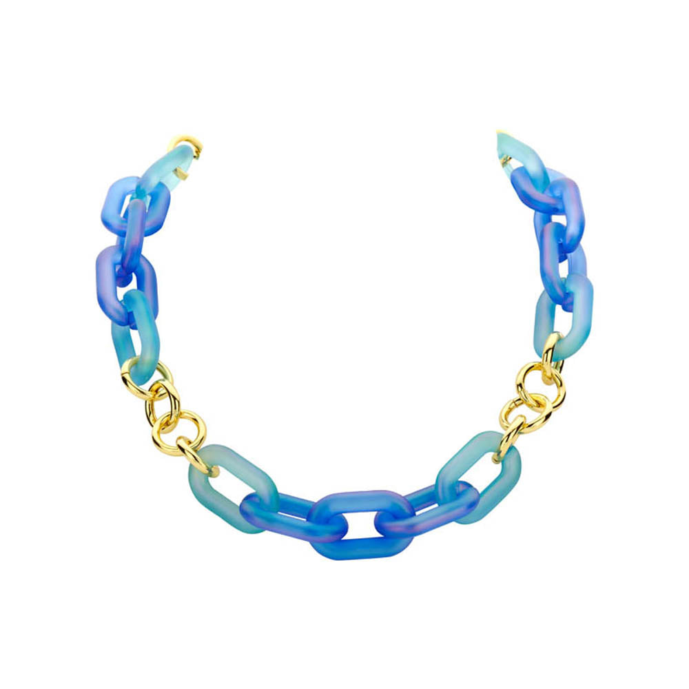 Collier - Dewiki Bleu/Bleu Clair