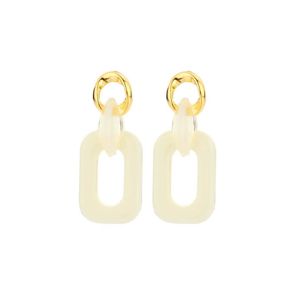 Boucles D'Oreilles - Dide Écru