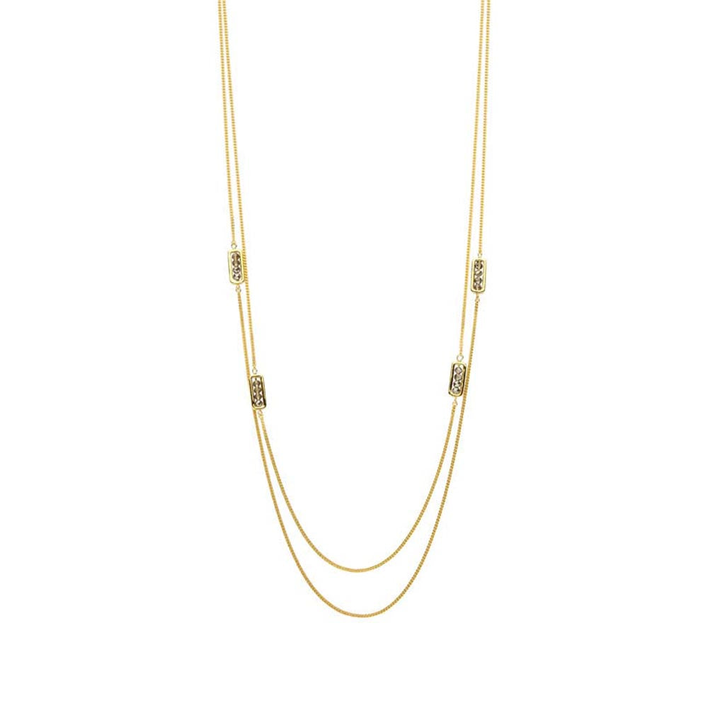 Halsketting - Djavilang Goudkleurig