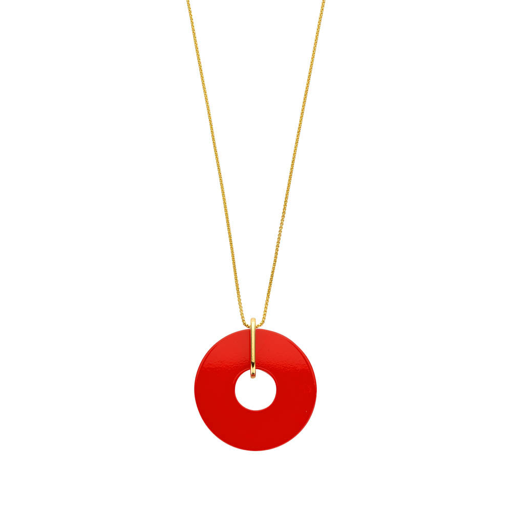 Halsketting - Doede Rood