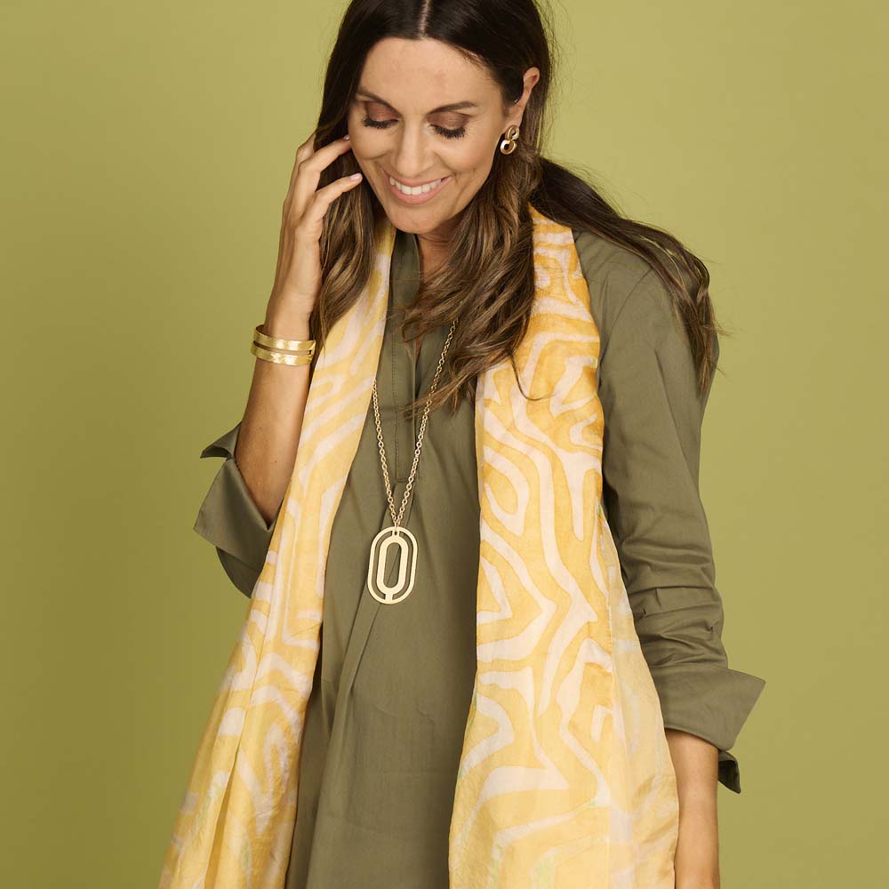 Halsketting - Dox Goudkleurig Mat