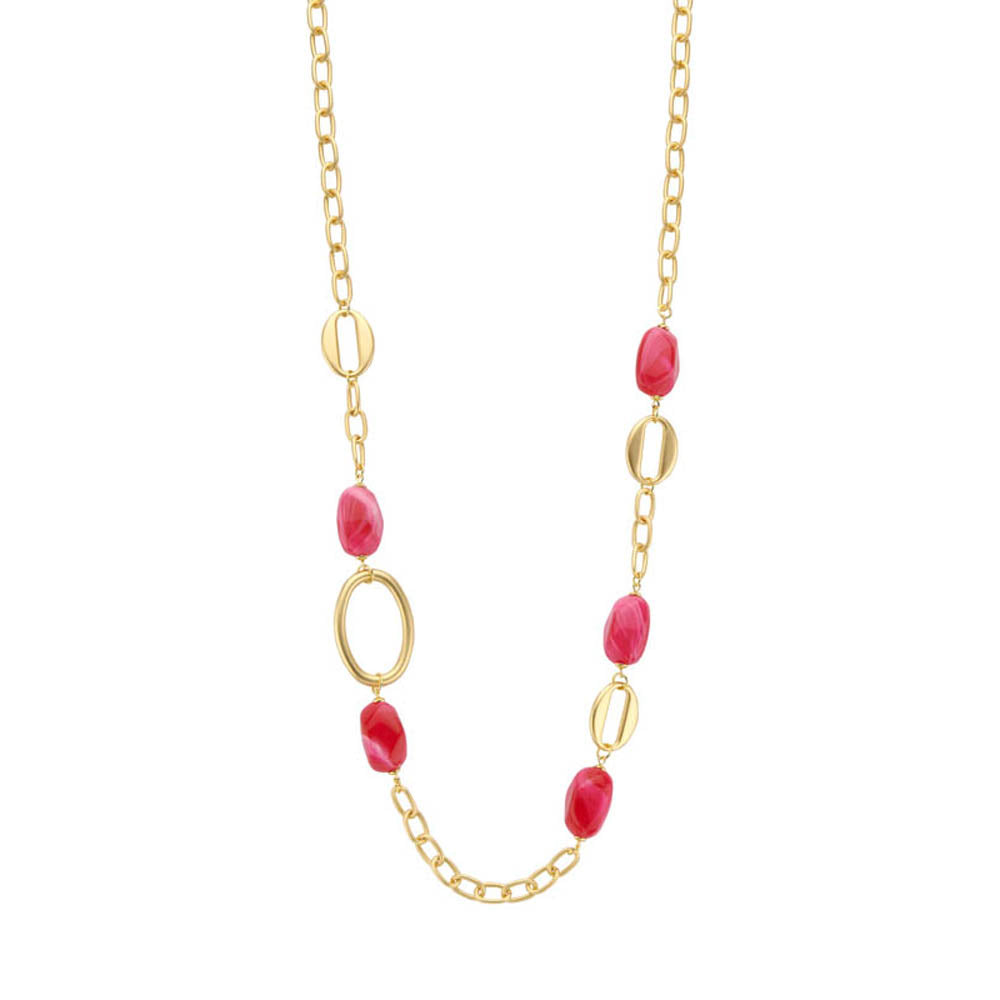 Halsketting - Drago Fuchsia
