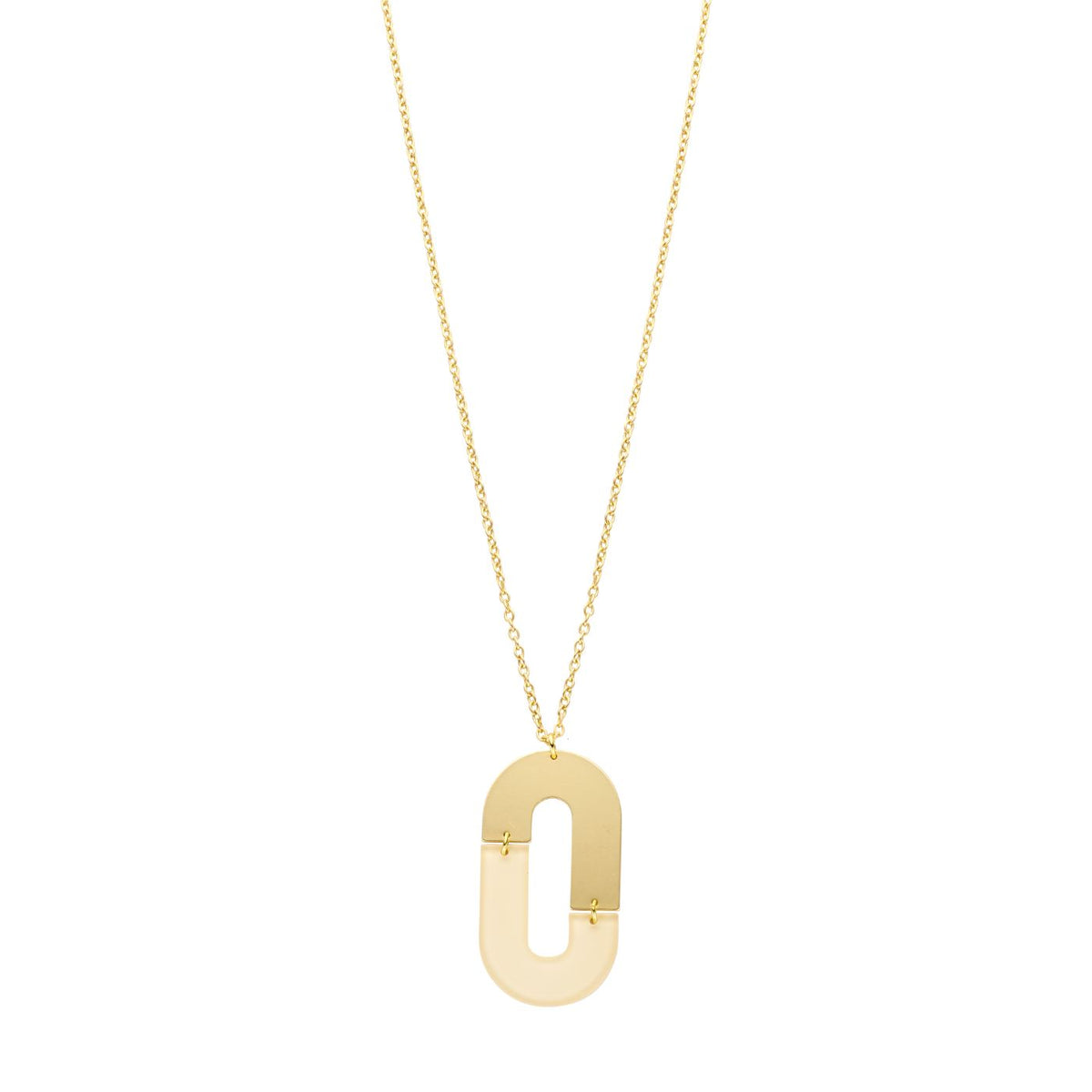 Collier - Dresden Halsketting Beige