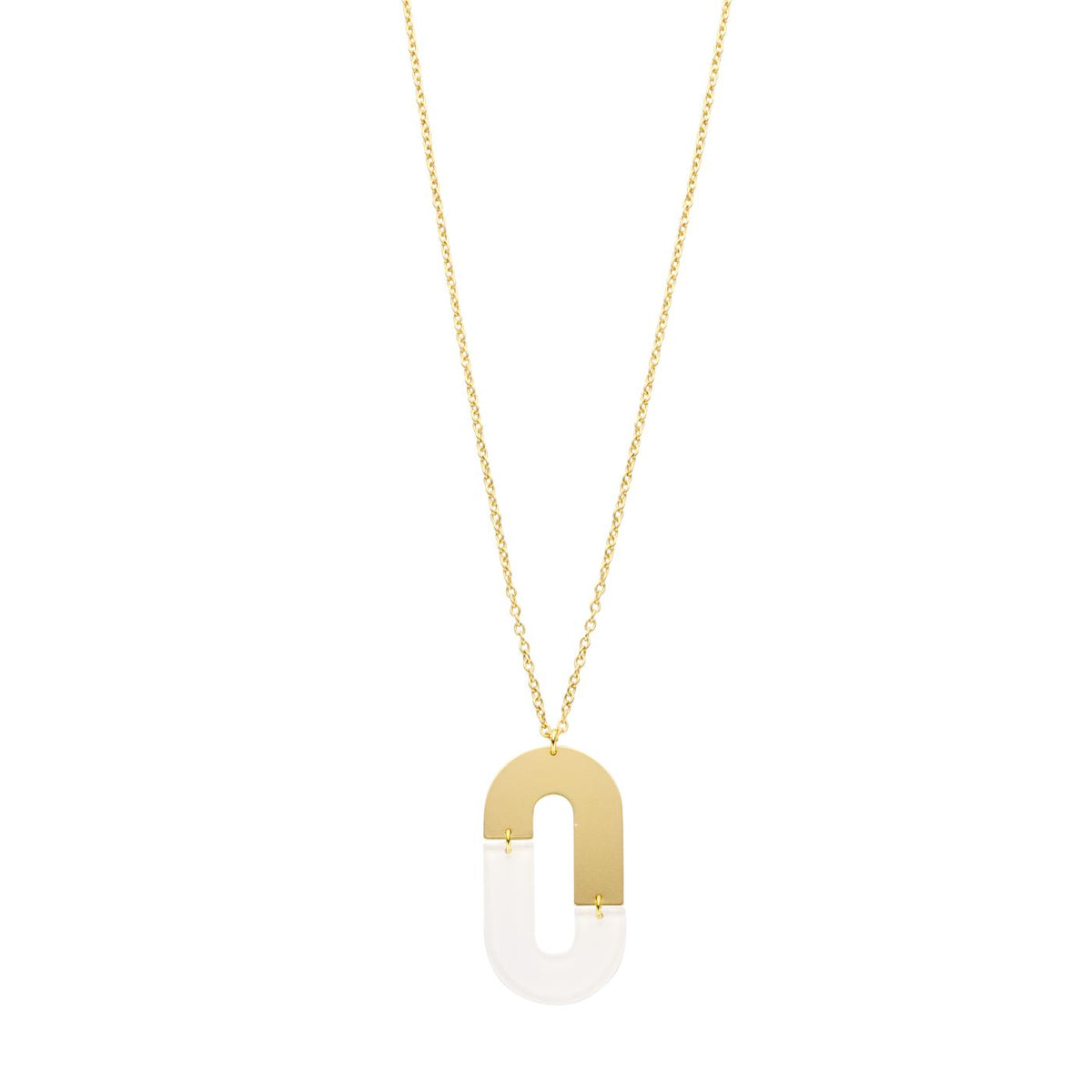 Collier - Dresden Halsketting Wit