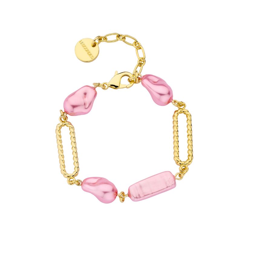 Bracelet - Dadelief Armband Lichtroze