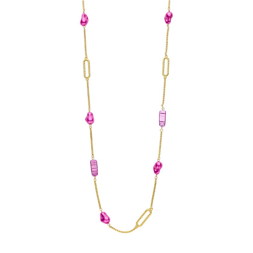 Collier - Dadelief Halsketting Fuchsia
