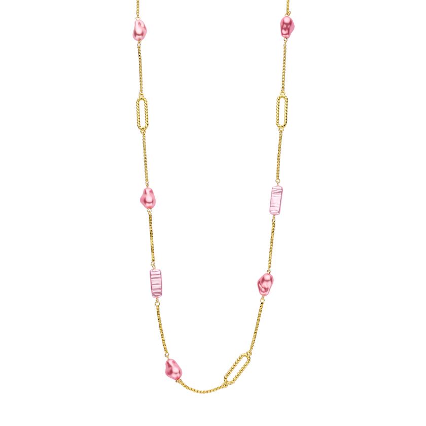 Halsketting - Dadelief Halsketting Lichtroze