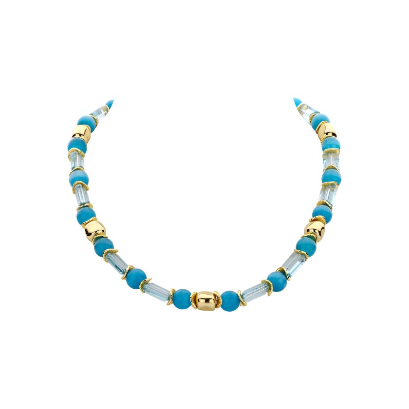 Halsketting - Dadu Halsketting Blauw