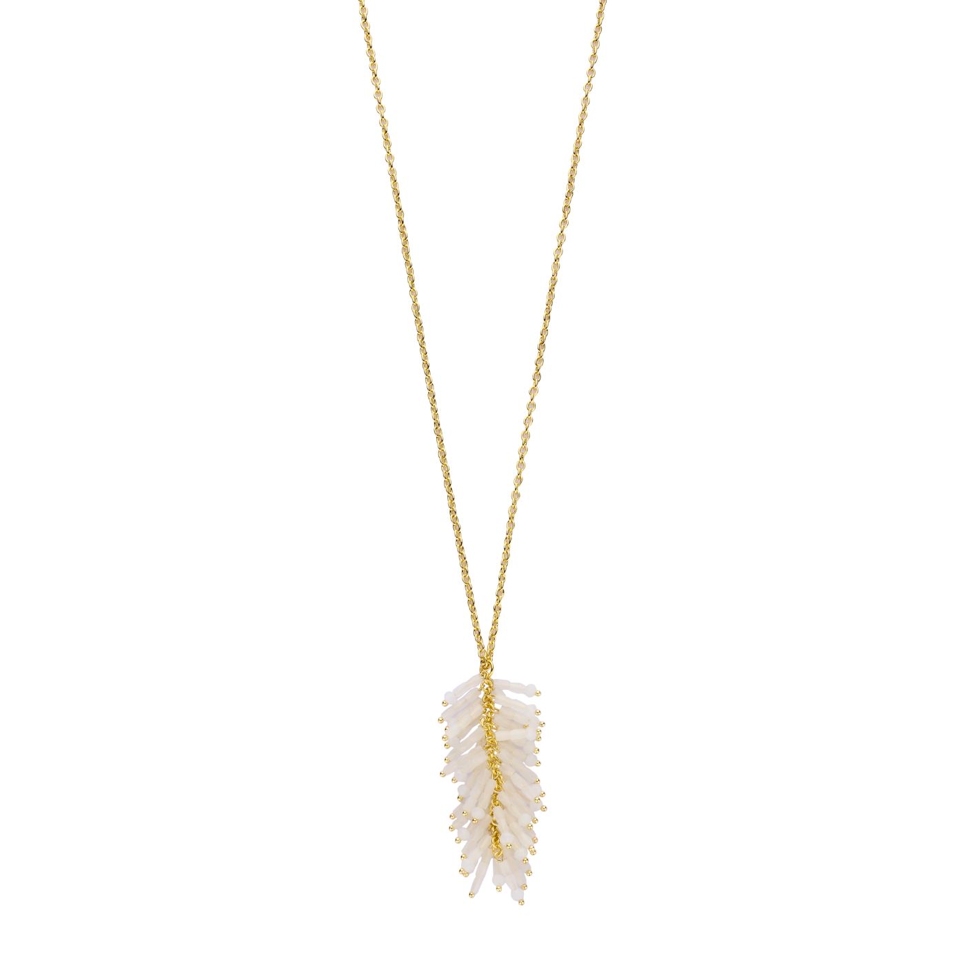 Collier - Dala Halsketting Wit