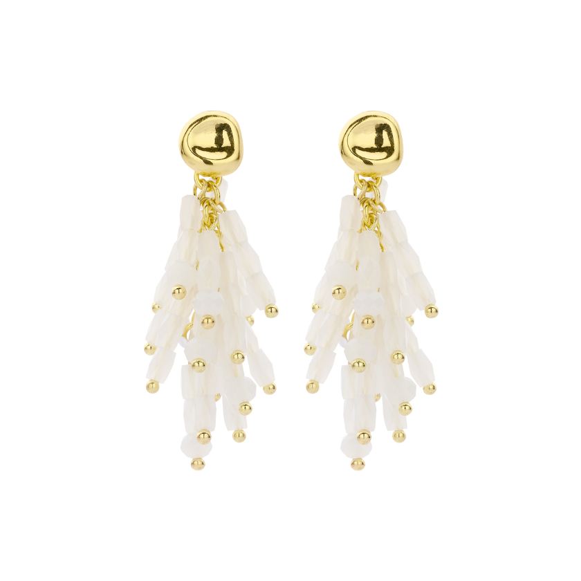 Boucles D'Oreilles - Dala Oorbellen Wit