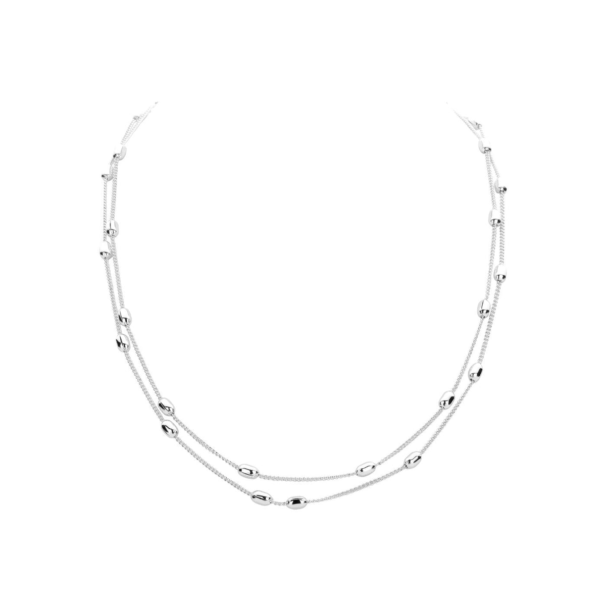 Collier - Dallas Halsketting Zilverkleurig