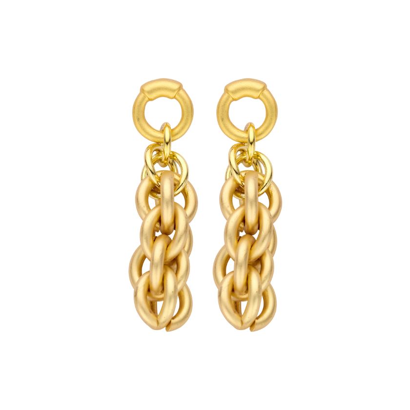 Boucles D'Oreilles - Debbie Oorbellen Goudkleurig