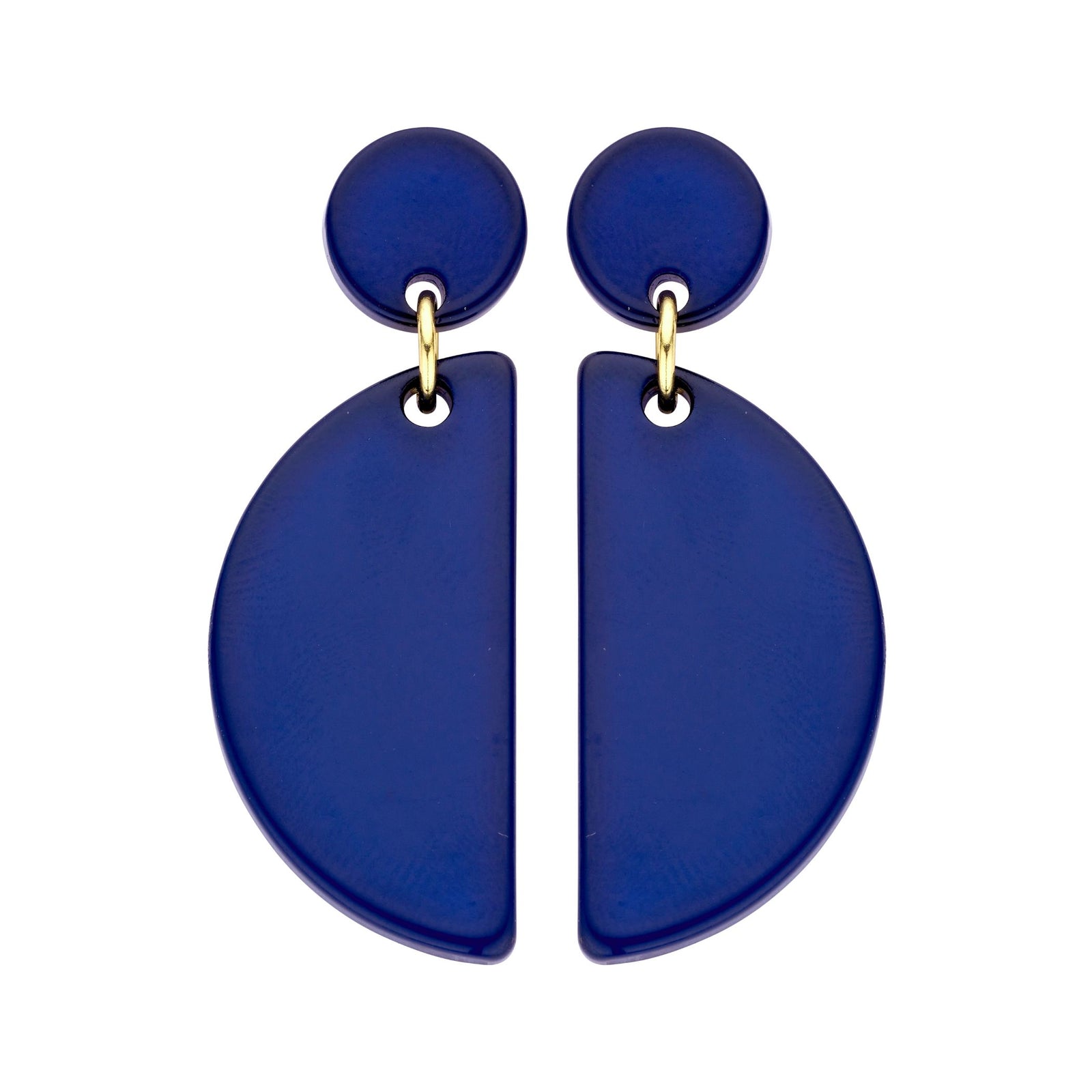 Boucles D'Oreilles - Denton Oorbellen Donkerblauw
