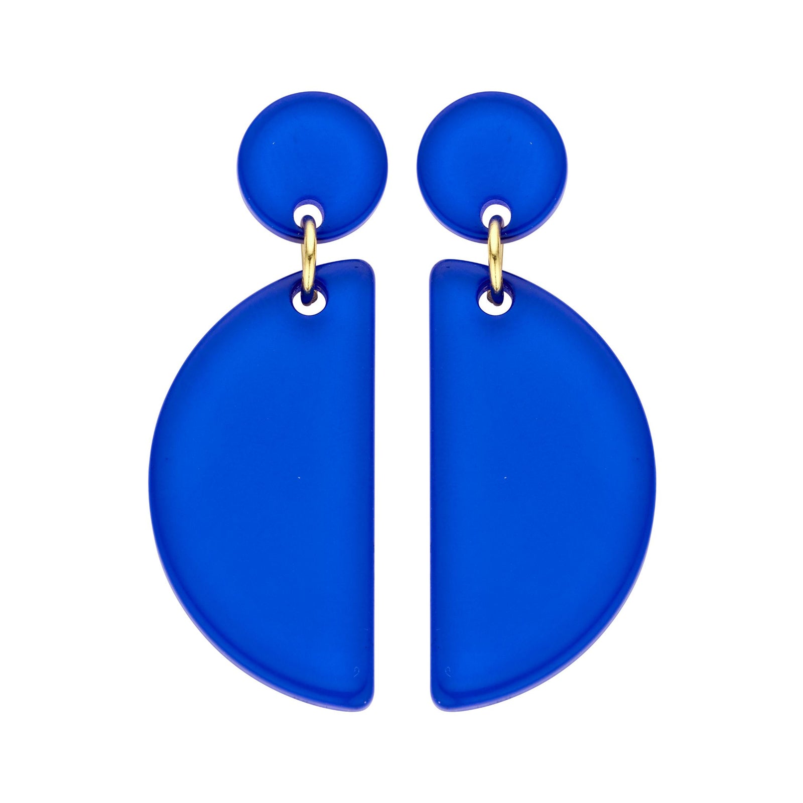 Boucles D'Oreilles - Denton Oorbellen Felblauw