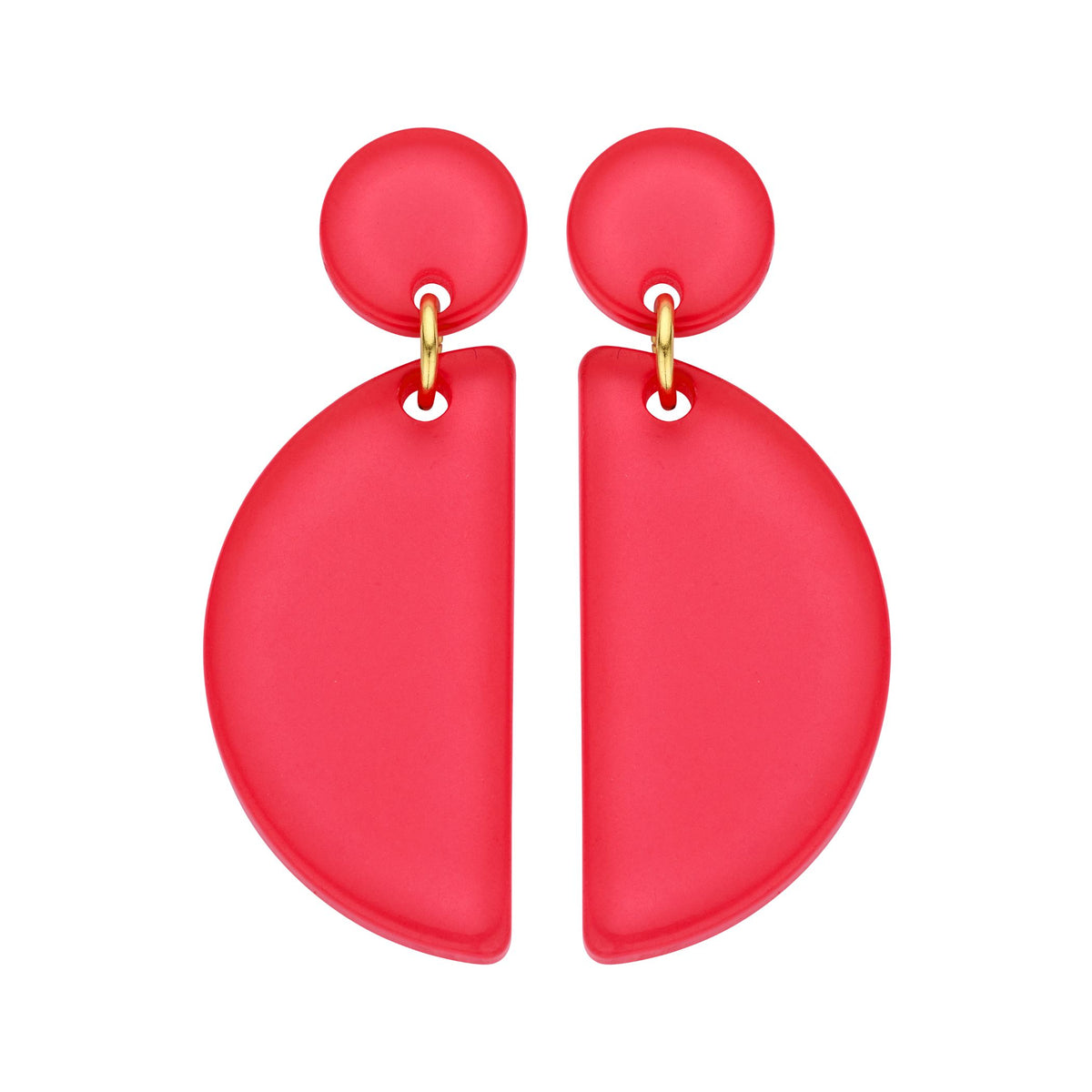 Boucles D'Oreilles - Denton Oorbellen Fuchsia
