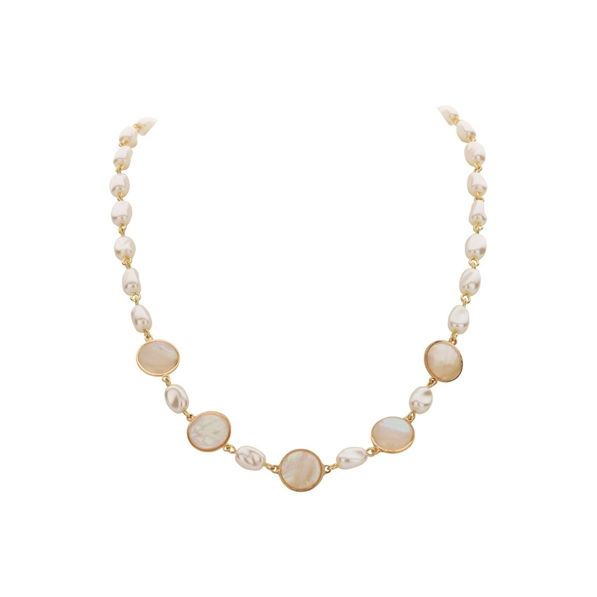 Collier - Derry Halsketting Parelmoer