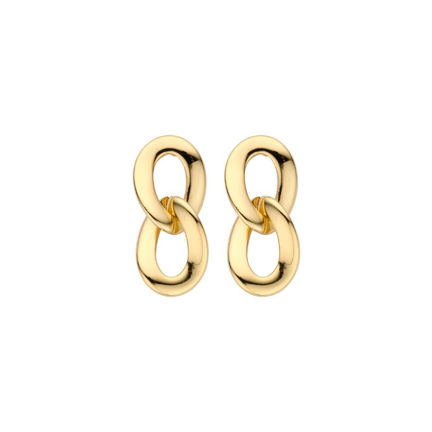 Boucles D'Oreilles - Dob127 Oorbellen Goudkleurig