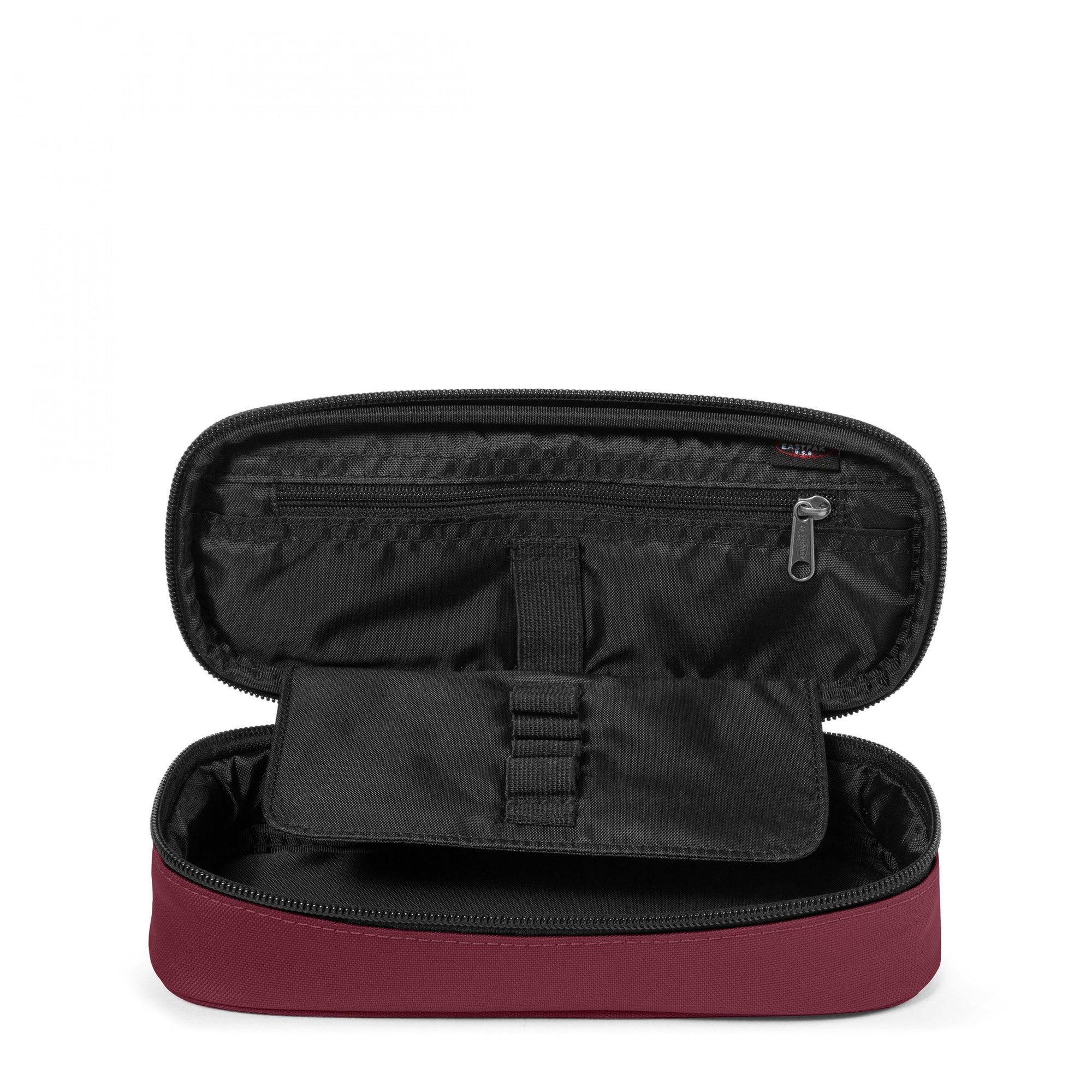 Oval Single Bushy Burgundy