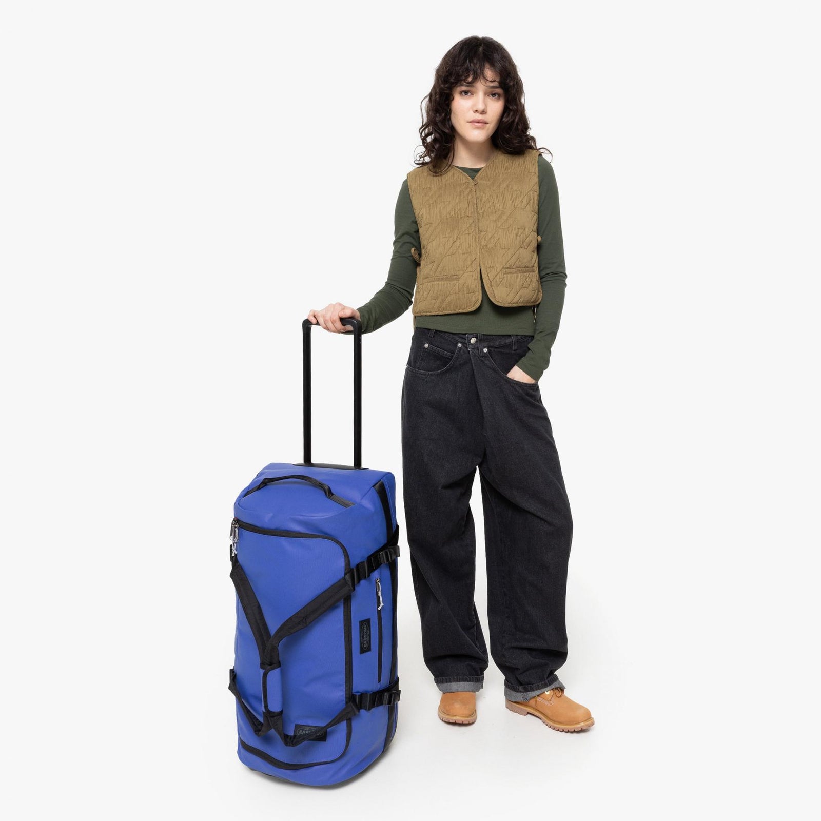 Duffel Pack Wheel M Tarp Blue