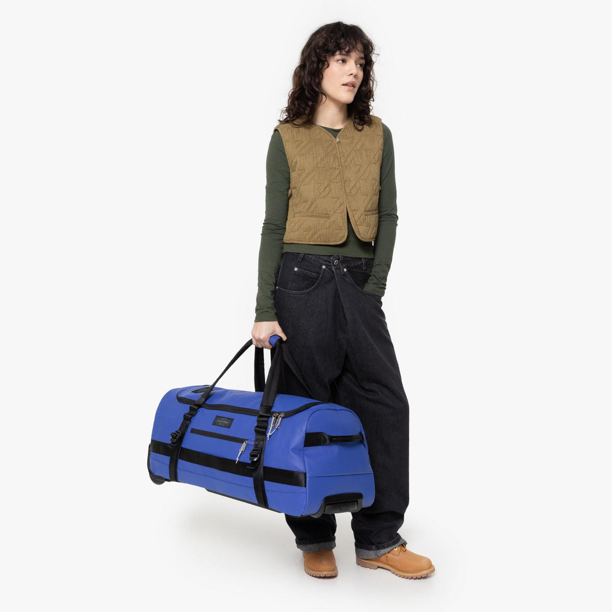 Duffel Pack Wheel M Tarp Blue