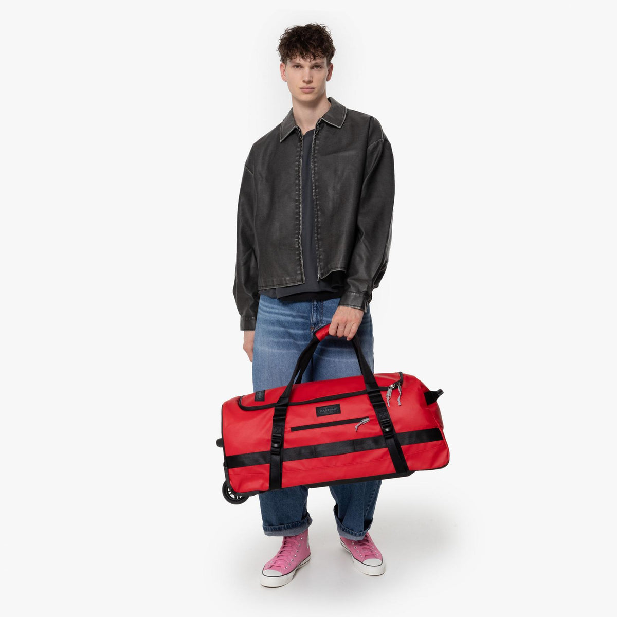 Duffel Pack Wheel M Tarp Red
