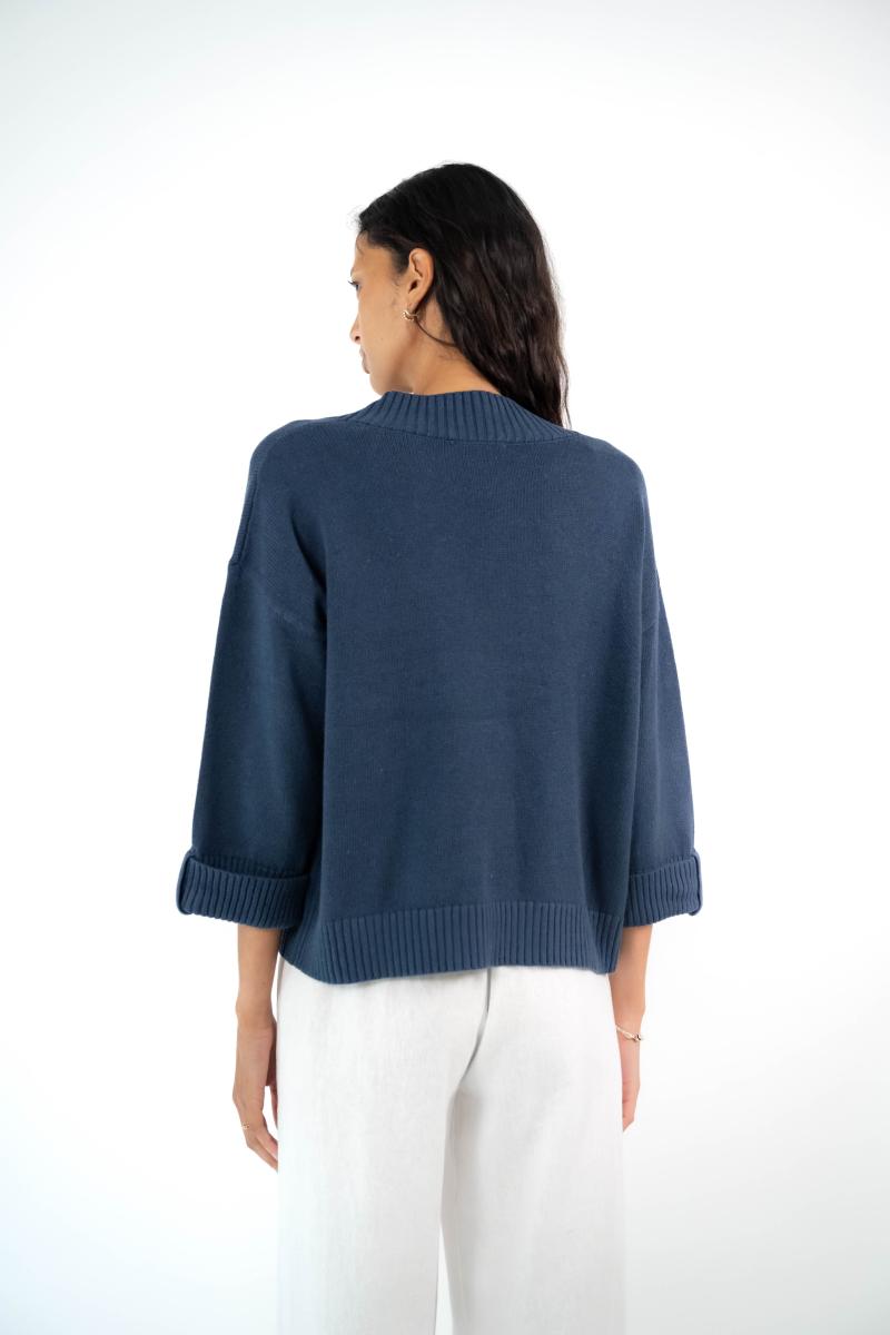Cardigan - Elise - Indigo