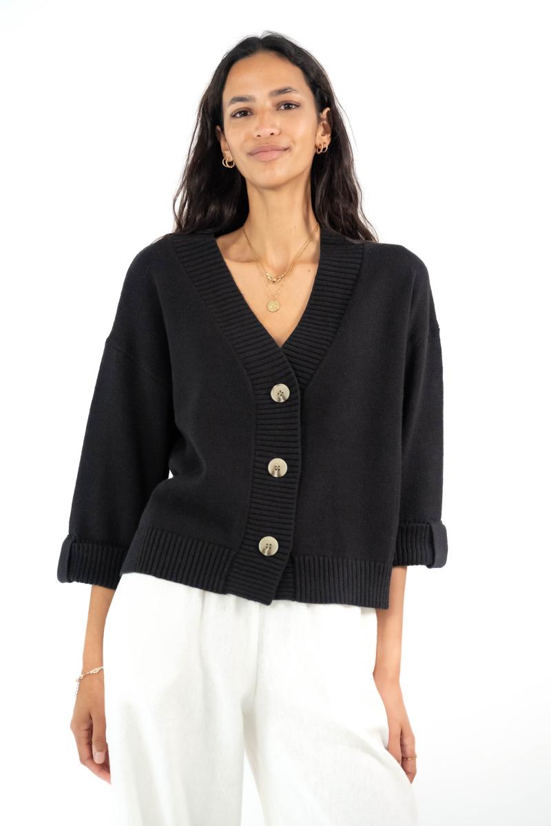 Cardigan - Elise - Black