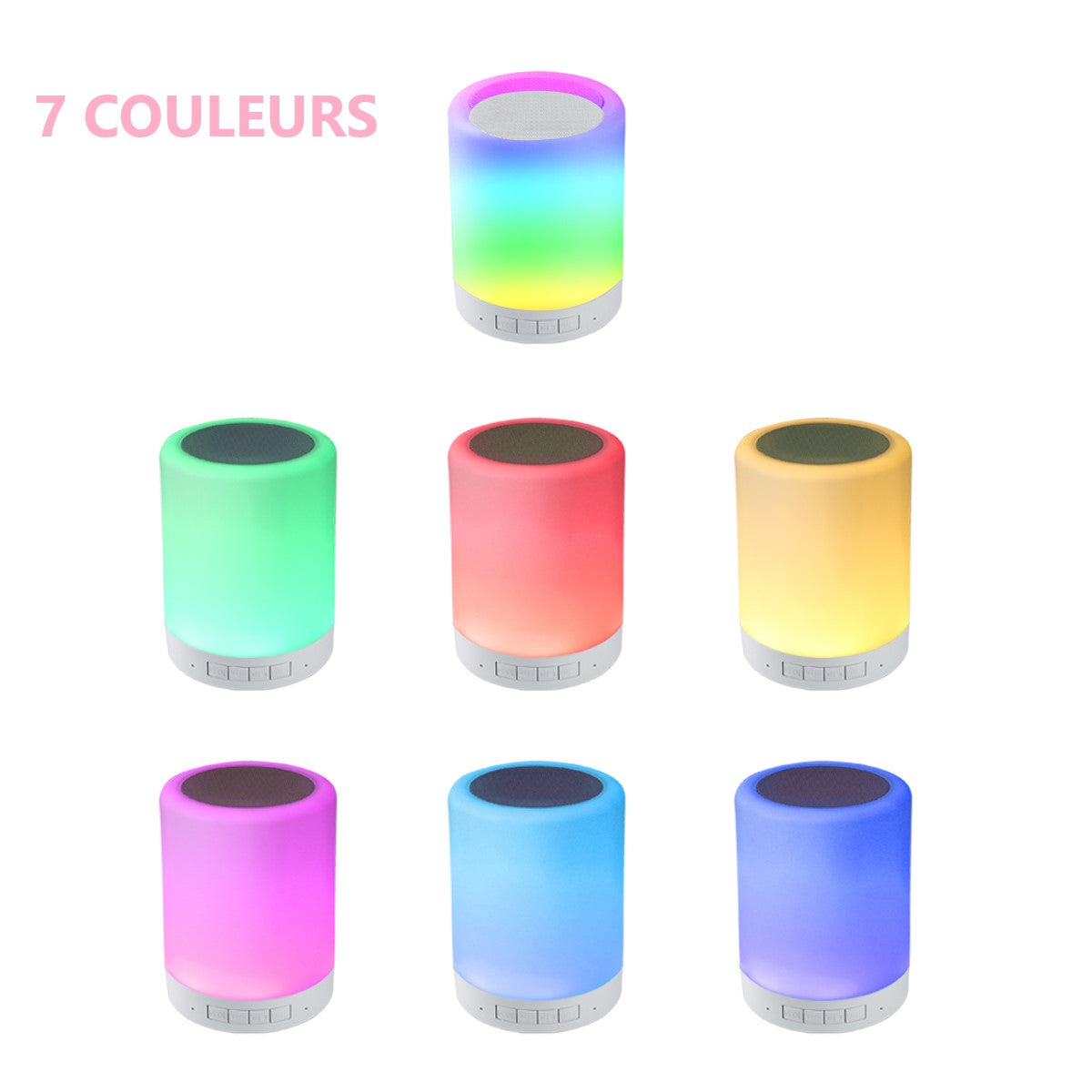 Lichtgevende Bluetooth Luidspreker - Wit