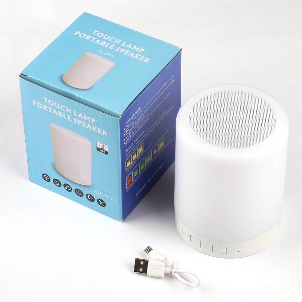 Lichtgevende Bluetooth Luidspreker - Wit