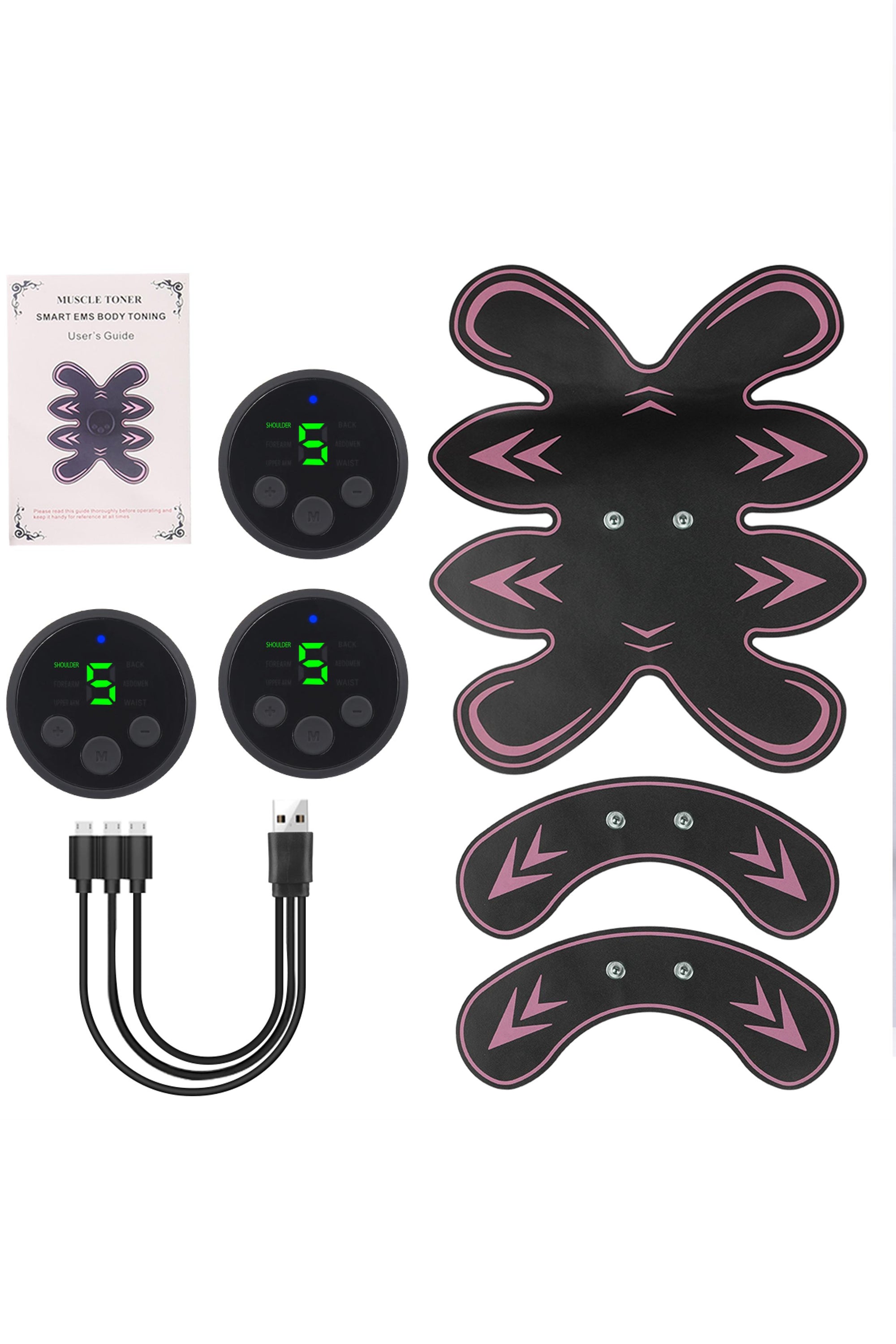 Set Van 3 Spier-Electrostimulatoren - Violet