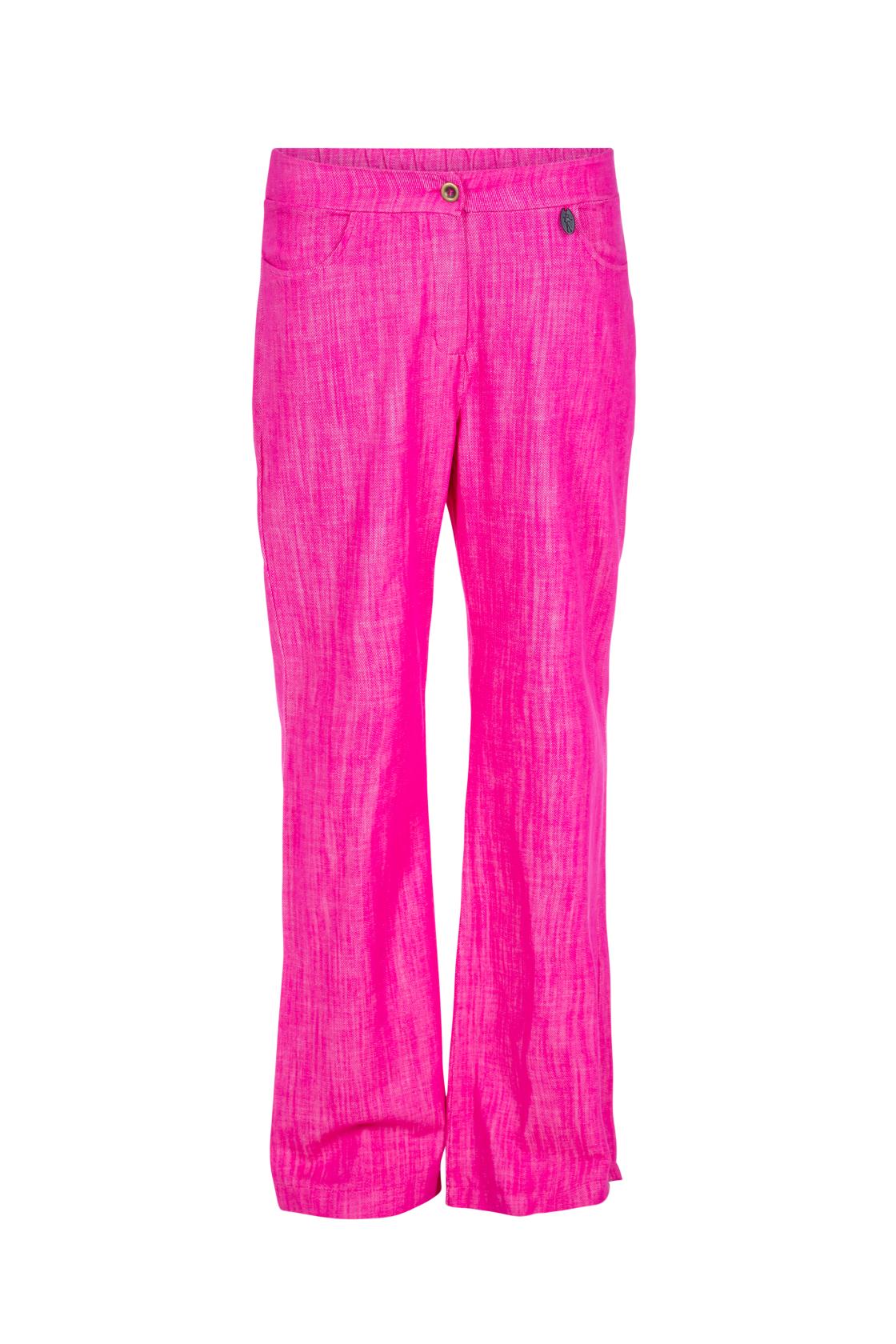 Broek - Fit- Raw-Fuchsia