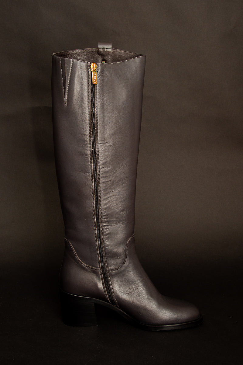 Shoes - Long Boot - Asphalt