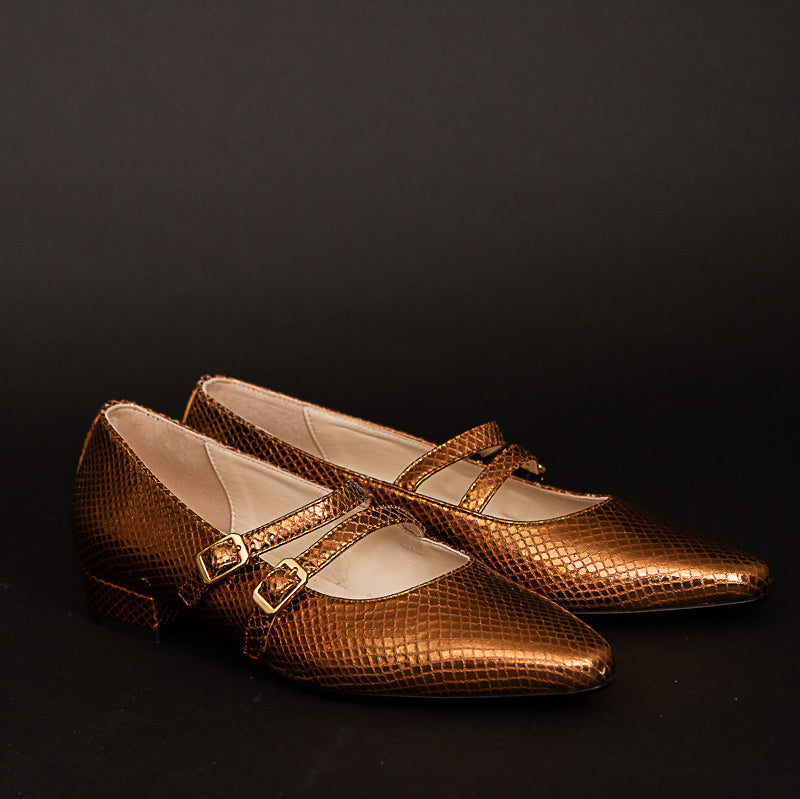 Shoes - Ballerina - Gold