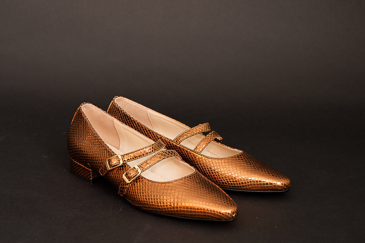 Shoes - Ballerina - Gold