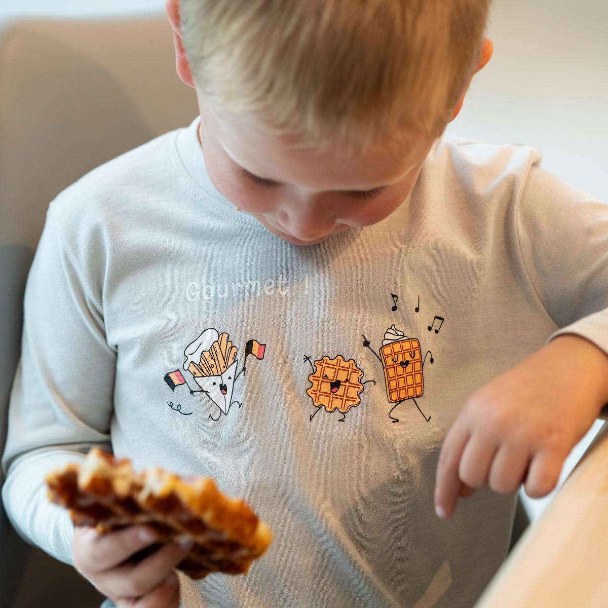 Kid - Long Pyjama - Gris Clair