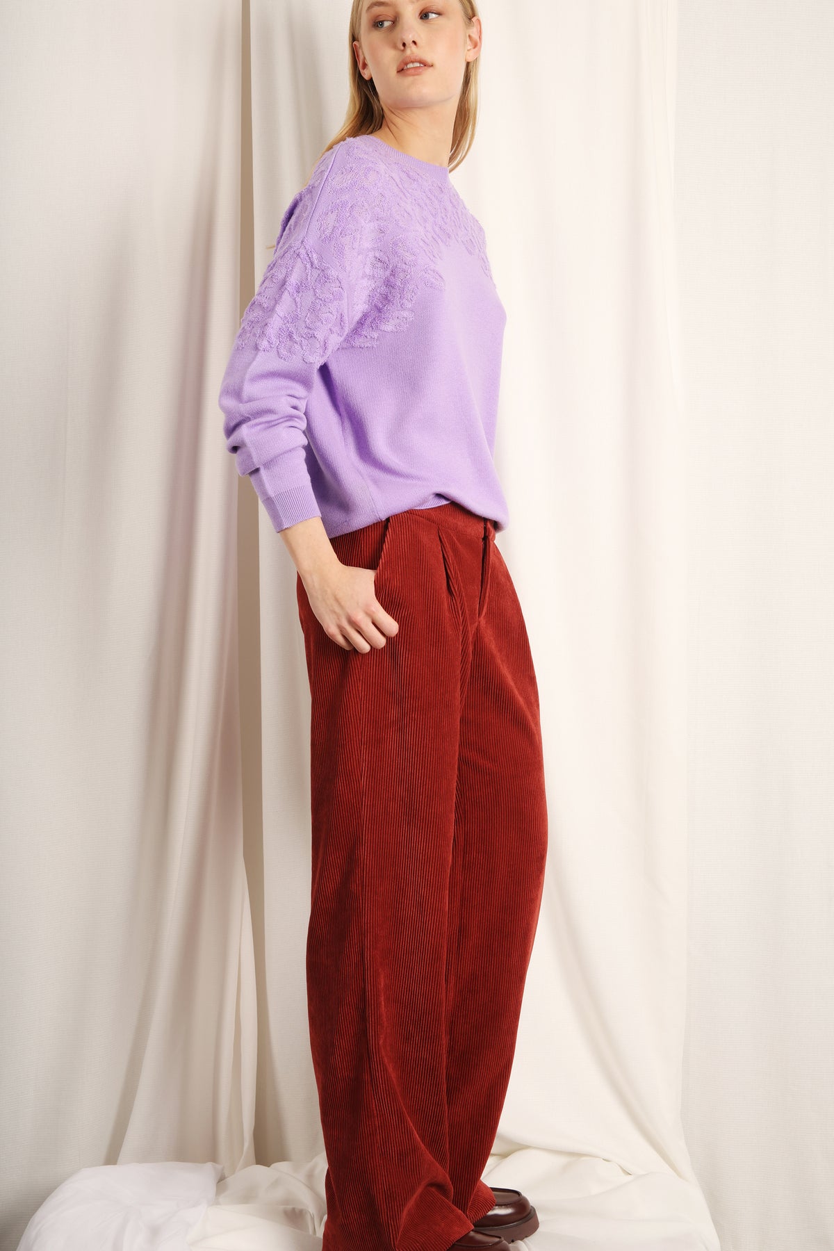 Trui - Granata - Sheer Lilac