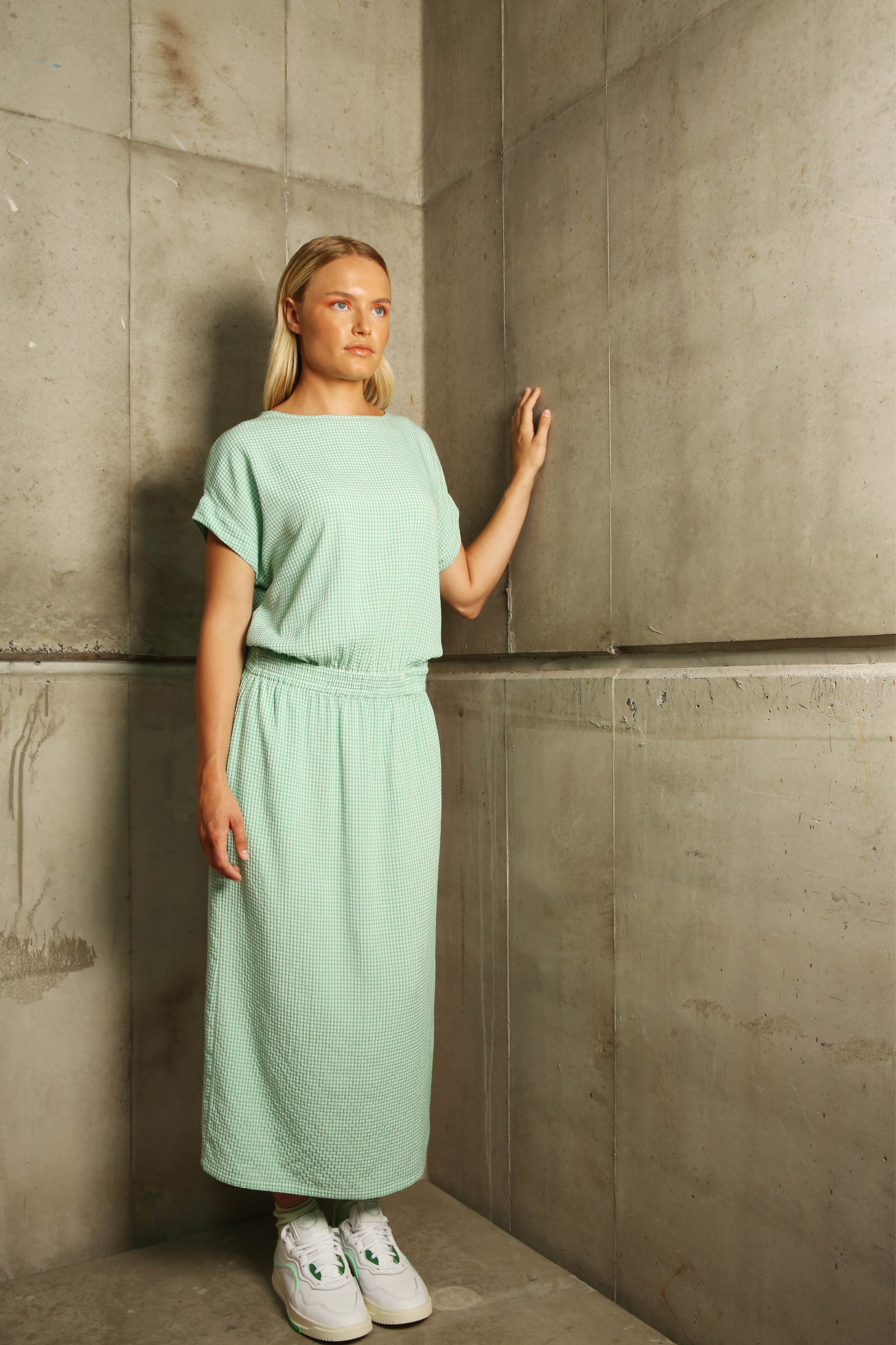 Jurk - Lelie - Peacock Green