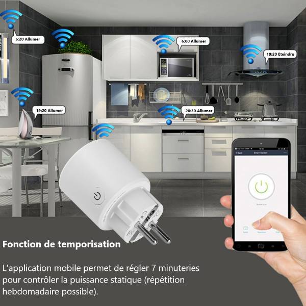 Wifi-Verbonden Stopcontact - Wit