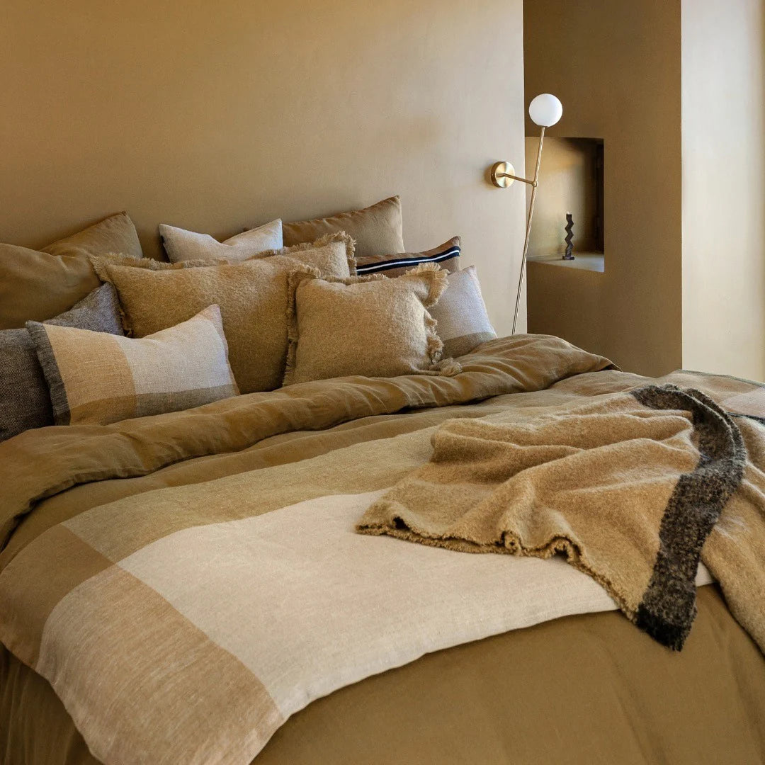 Wollen Plaid Aspen - Gold