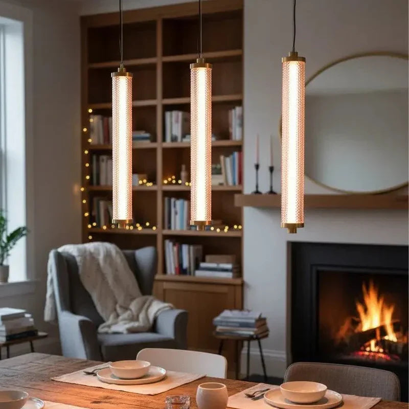 Tiffany Suspension Verticale - Rose Spinelle