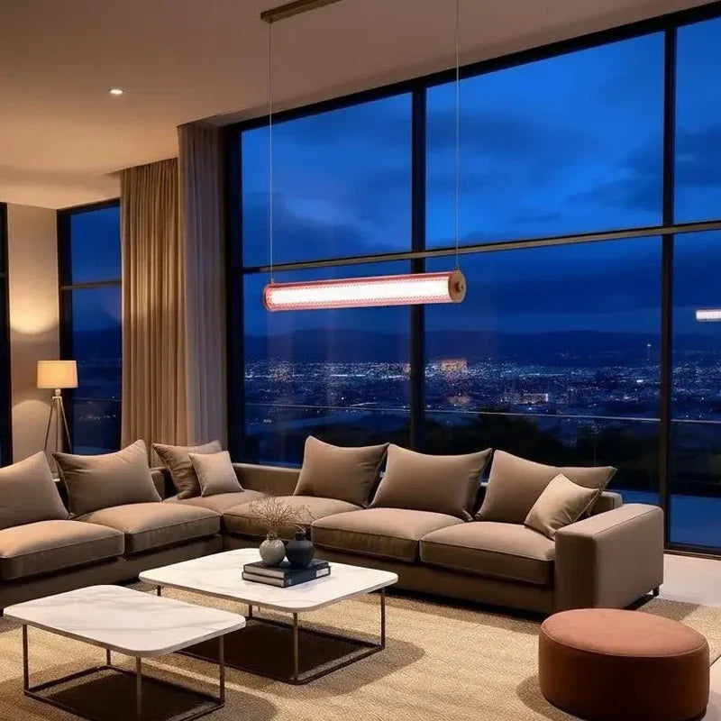 Tiffany Suspension Horizontale - Rose Spinelle